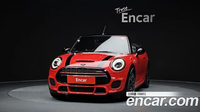 MINI COOPER S CONVERTIBLE 2019 — 53 308 км, красный, Корея — под ключ — фото 3
