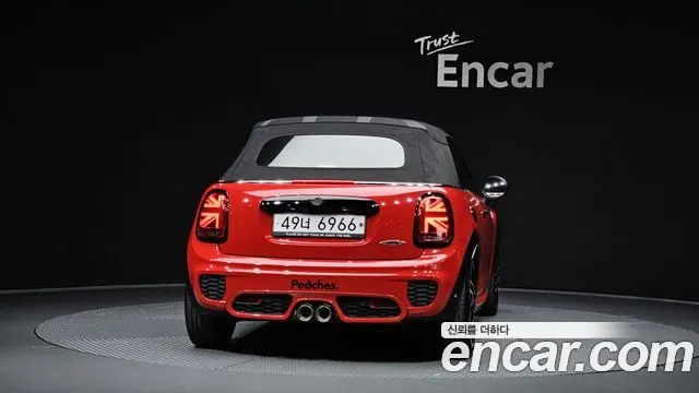 MINI COOPER S CONVERTIBLE 2019 — 53 308 км, красный, Корея — под ключ — фото 4