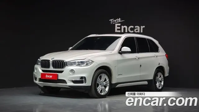 BMW X5 2015 — 98 627 км, белый, Корея — под ключ — фото 1
