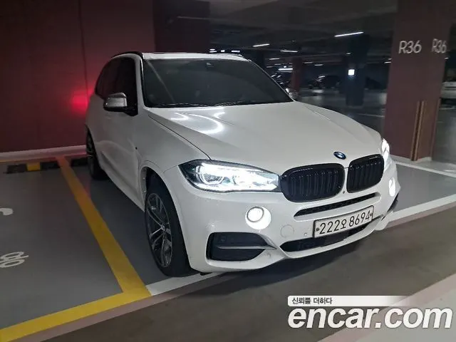 BMW X5 2017 — 135 681 км, белый, Корея — под ключ — фото 7