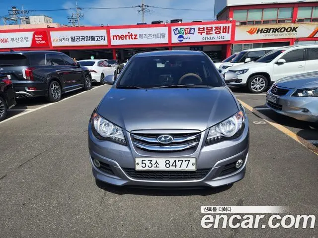 HYUNDAI AVANTE HYBRID 2012 — 176 760 км, серебристо-серый, Корея — под ключ — фото 2