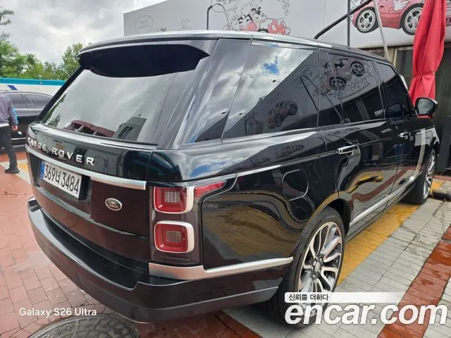 LAND ROVER RANGE ROVER (4 ПОК.) 2015 — 89 000 км, чёрный, Корея — под ключ — фото 2