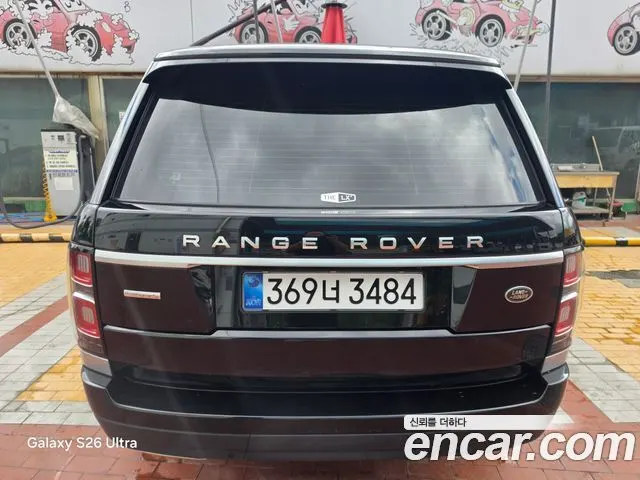 LAND ROVER RANGE ROVER (4 ПОК.) 2015 — 89 000 км, чёрный, Корея — под ключ — фото 4