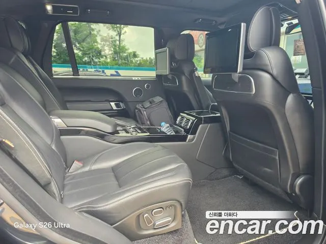 LAND ROVER RANGE ROVER (4 ПОК.) 2015 — 89 000 км, чёрный, Корея — под ключ — фото 10