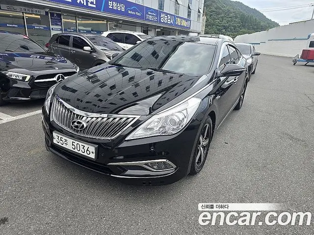 HYUNDAI GRANDEUR HYBRID 2015 — 120 353 км, чёрный, Корея — под ключ — фото 3