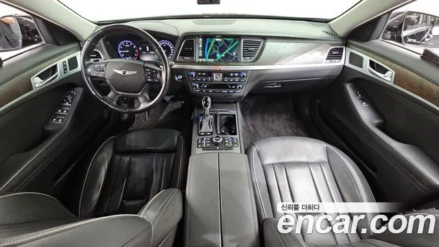 HYUNDAI GENESIS DH 2015 — 106 945 км, чёрный, Корея — под ключ — фото 7