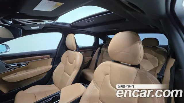 VOLVO S90 2018 — 130 608 км, серебристо-серый, Корея — под ключ — фото 12