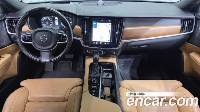 VOLVO S90 2018 — 130 608 км, серебристо-серый, Корея — под ключ — фото 7