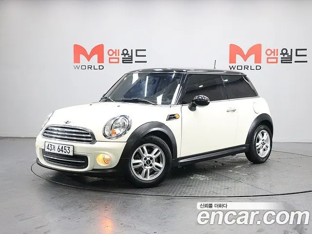 MINI COOPER D 2013 — 62 000 км, белый-перламутр, Корея — под ключ — фото 1