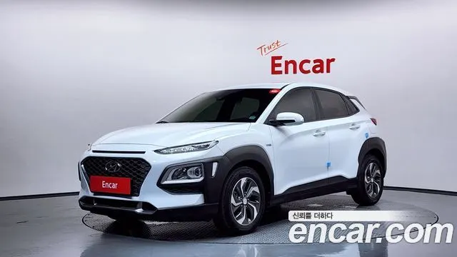 HYUNDAI KONA HYBRID 2020 — 106 278 км, белый, Корея — под ключ — фото 1