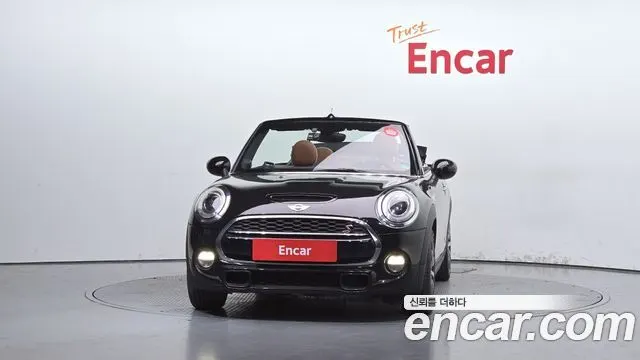 MINI COOPER S CONVERTIBLE 2017 — 110 094 км, чёрный, Корея — под ключ — фото 3