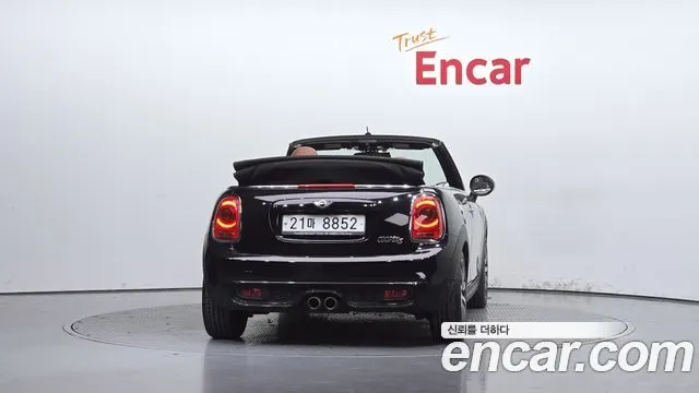 MINI COOPER S CONVERTIBLE 2017 — 110 094 км, чёрный, Корея — под ключ — фото 4