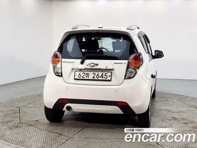 CHEVROLET SPARK 2012 — 166 000 км, белый, Корея — под ключ — фото 3