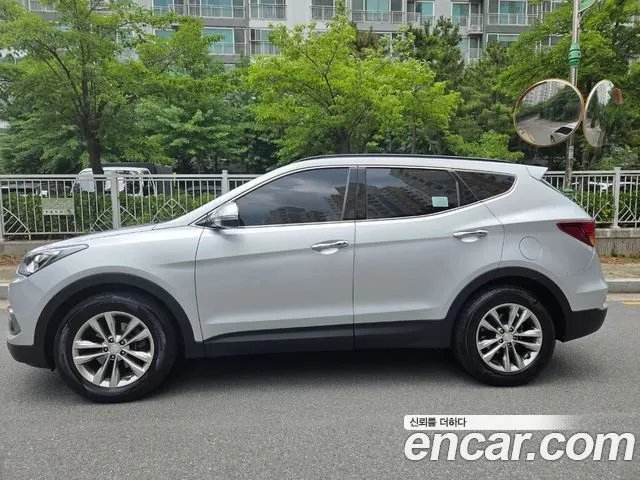 HYUNDAI SANTA FE 2018 — 220 706 км, серебристый, Корея — под ключ — фото 2