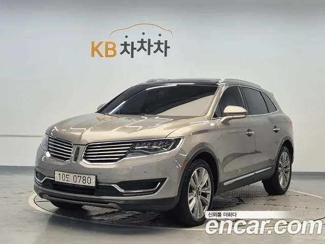 LINCOLN MKX 2016 — 146 891 км, светло-золотистый, Корея — под ключ — фото 1