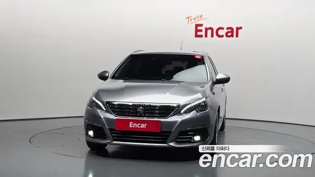 PEUGEOT 308SW 2018 — 66 548 км, серебристо-серый, Корея — под ключ — фото 3