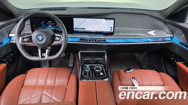 BMW I7 2023 — 20 555 км, серебристо-серый, Корея — под ключ — фото 7