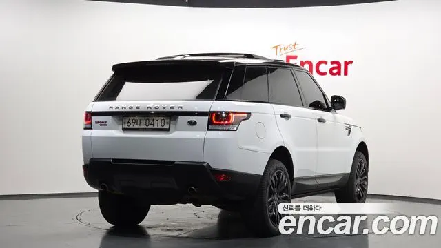LAND ROVER RANGE ROVER SPORT 2016 — 82 554 км, белый, Корея — под ключ — фото 2