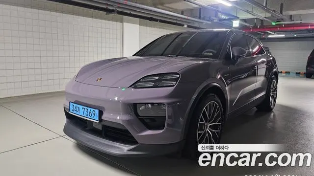 PORSCHE MACAN (EV) 2025 — 8 500 км, фиолетовый, Корея — под ключ — фото 2
