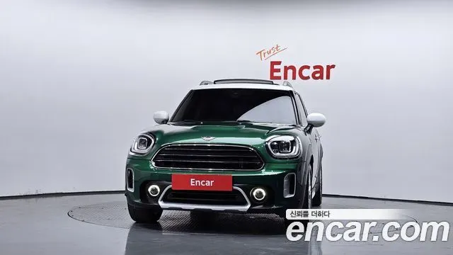 MINI COOPER S COUNTRYMAN 2021 — 59 292 км, тёмно-зелёный, Корея — под ключ — фото 3