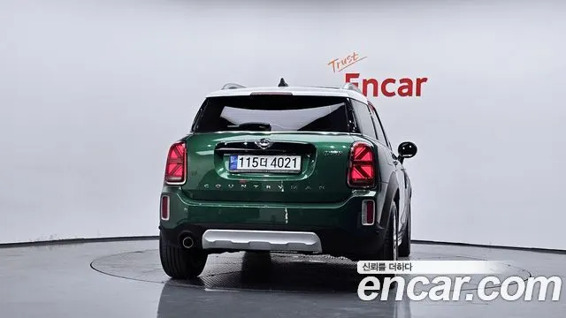 MINI COOPER S COUNTRYMAN 2021 — 59 292 км, тёмно-зелёный, Корея — под ключ — фото 4