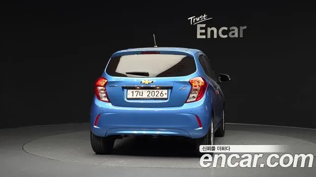 CHEVROLET SPARK 2017 — 50 768 км, синий, Корея — под ключ — фото 4