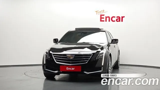 CADILLAC CT6 2018 — 75 587 км, чёрный, Корея — под ключ — фото 3