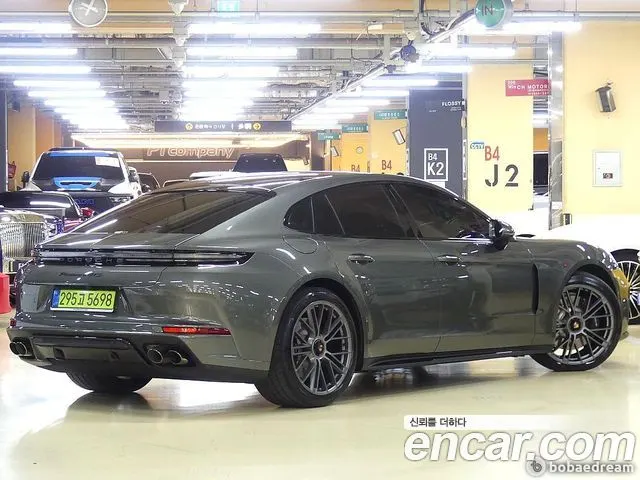 PORSCHE PANAMERA 2025 — 3 000 км, салатовый, Корея — под ключ — фото 3