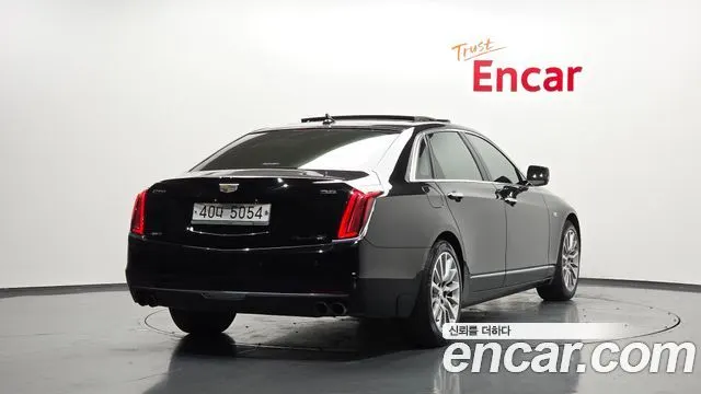 CADILLAC CT6 2018 — 75 587 км, чёрный, Корея — под ключ — фото 2