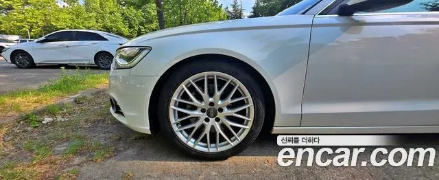 AUDI A6 2015 — 140 000 км, белый, Корея — под ключ — фото 5