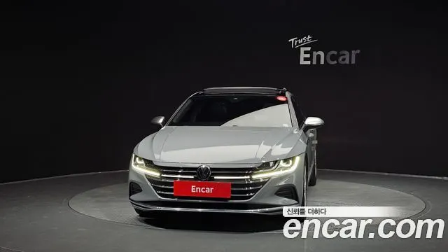 VOLKSWAGEN ARTEON 2022 — 78 483 км, серебристо-серый, Корея — под ключ — фото 3
