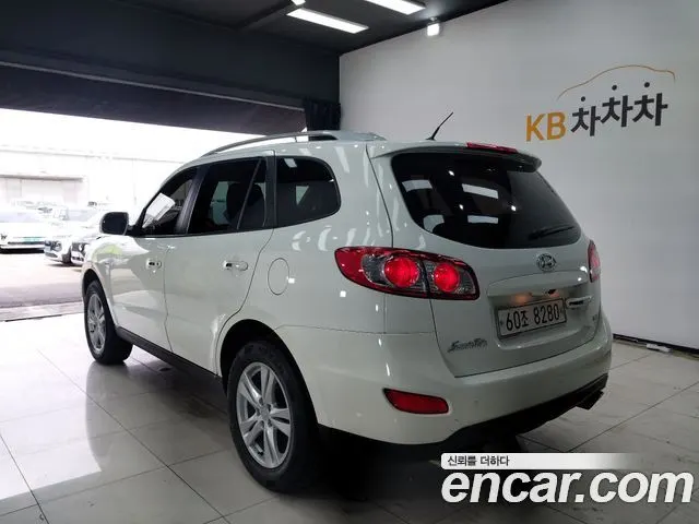 HYUNDAI SANTA FE 2010 — 146 413 км, белый-перламутр, Корея — под ключ — фото 4