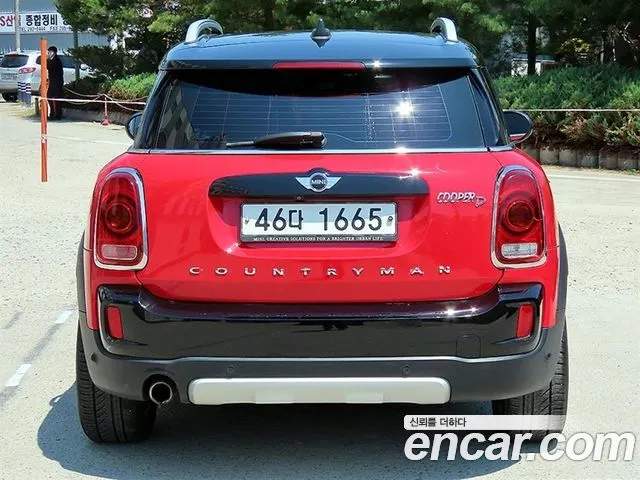 MINI COOPER D COUNTRYMAN 2018 — 140 734 км, красный, Корея — под ключ — фото 4