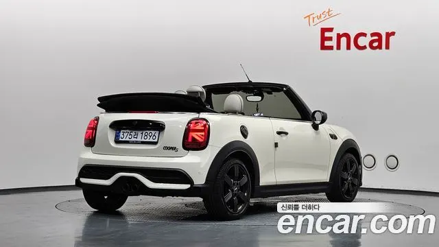 MINI COOPER S CONVERTIBLE 2023 — 101 015 км, белый-перламутр, Корея — под ключ — фото 2