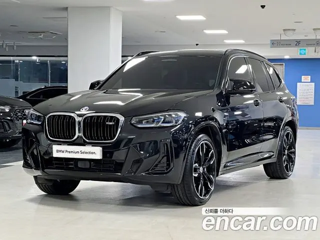 BMW X3 2023 — 65 468 км, чёрный, Корея — под ключ — фото 1