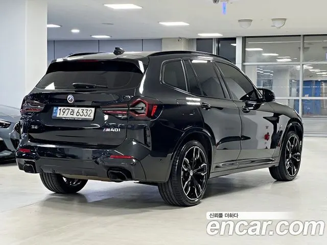 BMW X3 2023 — 65 468 км, чёрный, Корея — под ключ — фото 2