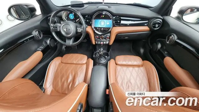 MINI COOPER S CONVERTIBLE 2022 — 104 201 км, белый-перламутр, Корея — под ключ — фото 7