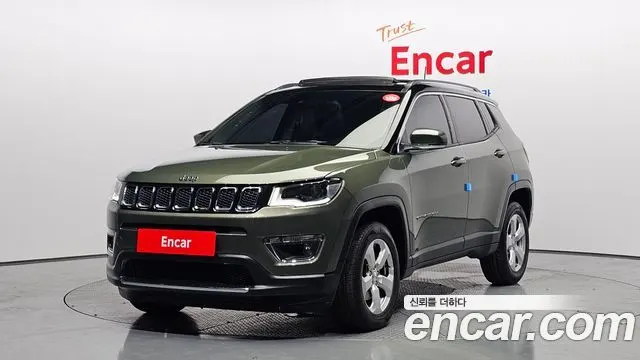JEEP COMPASS 2019 — 41 819 км, зелёный, Корея — под ключ — фото 1