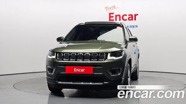 JEEP COMPASS 2019 — 41 819 км, зелёный, Корея — под ключ — фото 3
