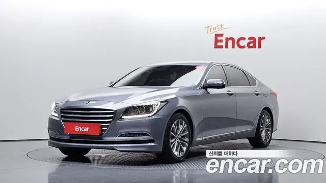 HYUNDAI GENESIS DH 2016 — 151 155 км, светло-серебристый, Корея — под ключ — фото 1