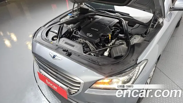 HYUNDAI GENESIS DH 2016 — 151 155 км, светло-серебристый, Корея — под ключ — фото 6