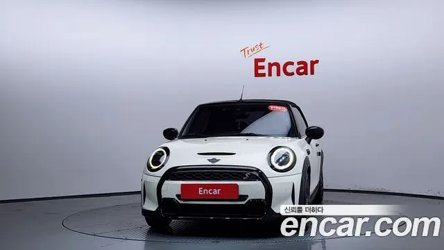 MINI COOPER S CONVERTIBLE 2022 — 109 243 км, белый-перламутр, Корея — под ключ — фото 3