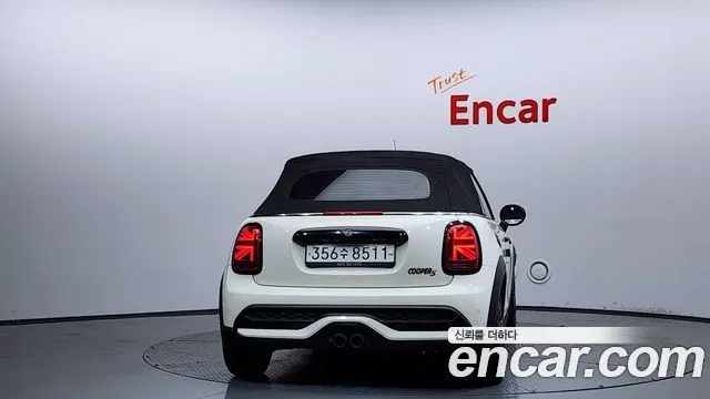 MINI COOPER S CONVERTIBLE 2022 — 109 243 км, белый-перламутр, Корея — под ключ — фото 4