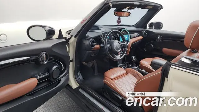 MINI COOPER S CONVERTIBLE 2022 — 109 243 км, белый-перламутр, Корея — под ключ — фото 10
