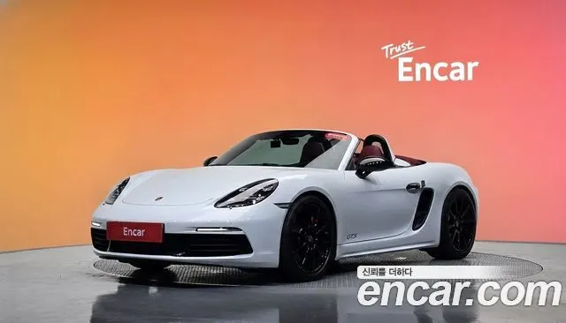 PORSCHE 718 BOXSTER 2017 — 88 950 км, белый, Корея — под ключ — фото 2