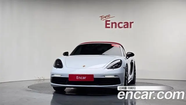 PORSCHE 718 BOXSTER 2017 — 88 950 км, белый, Корея — под ключ — фото 3