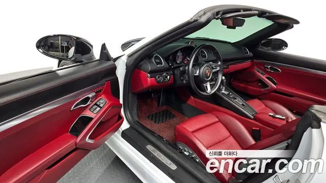 PORSCHE 718 BOXSTER 2017 — 88 950 км, белый, Корея — под ключ — фото 10