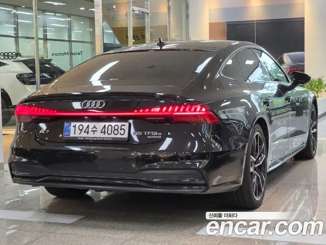 AUDI A7 2024 — 31 870 км, чёрный, Корея — под ключ — фото 2