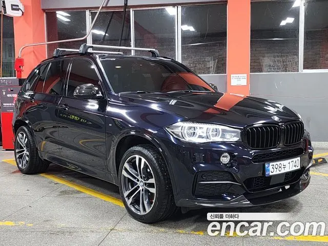 BMW X5 2017 — 116 000 км, синий, Корея — под ключ — фото 1