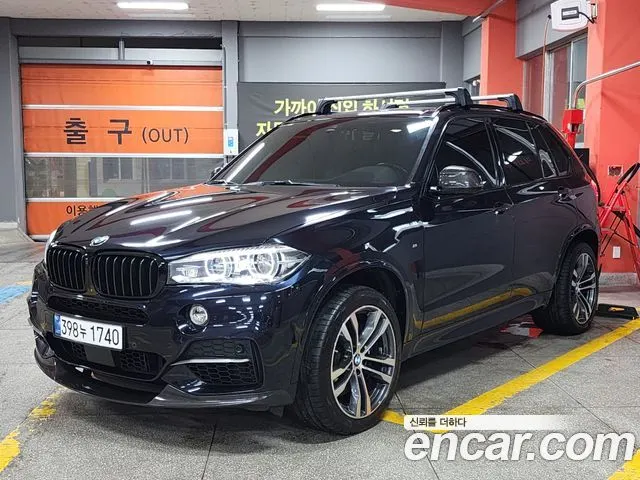 BMW X5 2017 — 116 000 км, синий, Корея — под ключ — фото 12